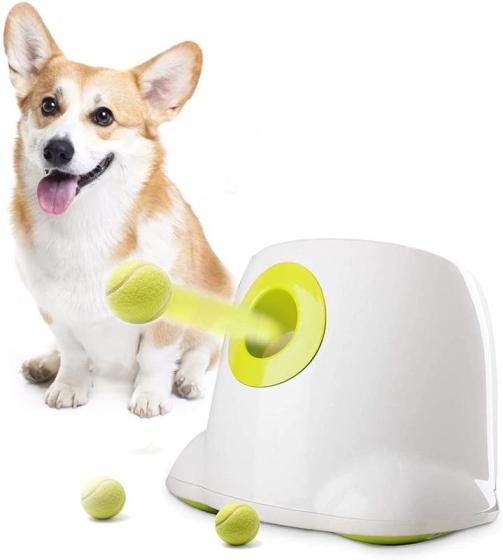 AFP Automatic Dog Ball Launcher Interactive Puppy PET Ball Indoor ...