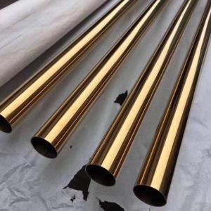 Wholesale stainless steel seamless pipe: 304 Stainless Steel Color Pipe Processing Customized 316 Color Stainless Steel Pipe Customization