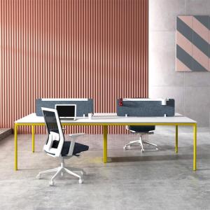 Wholesale wooden office furniture: Commercial Furniture Modular MDF Office Table 4 Person Desk