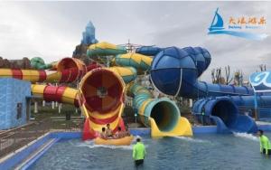 Wholesale amusement: Amusement Park Combination Water Slide