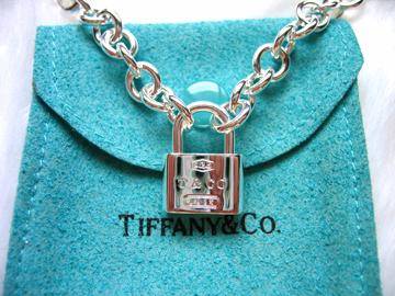 tiffany & co lock pendant
