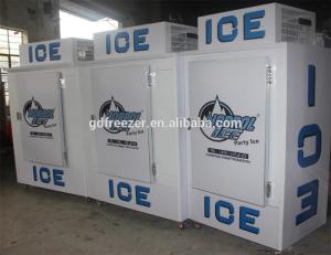 Wholesale solid door: Single Glass or Solid Door Bagged Ice Bags Storage Freezer/Ice Merchandiser