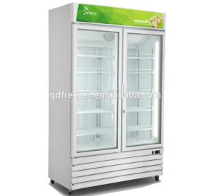 Wholesale interior pvc door: -18~-23C Glass Doors Vertical Upright Freezer / Supermarket Upright Dislay Freezer