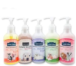 Wholesale face field: Anti-Itch Grooming PET Dog Wash Shampoo 2-IN-1