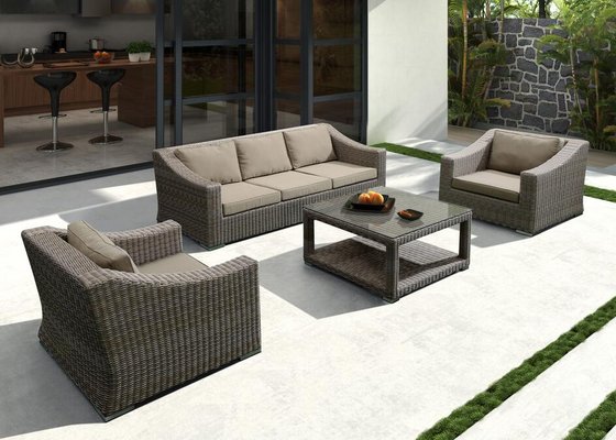 Modern Aluminium PE Rattan Sofe Set Furniture(id:10580843). Buy China