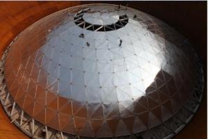 Wholesale covering top: Geodesic Dome,Aluminum Dome,Aluminum Top,Water Tank Top,Tank Cover