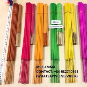 Wholesale color incense sticks: Raw Color Incense Sticks