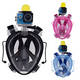 Full Face Diving Mask and Snorkel for GoPro with Good Suitable for Adult