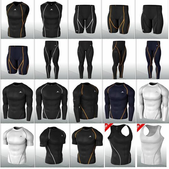 compression shirt and shorts