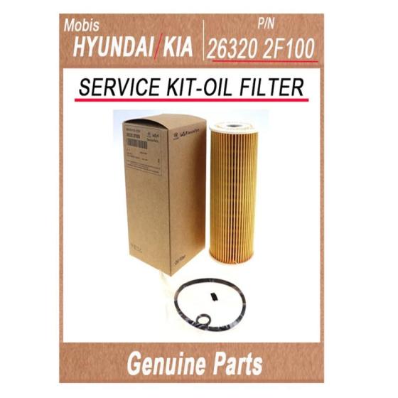 263202F100 / SERVICE KIT-OIL FILTER / Genuine Korean Automotive Spare ...