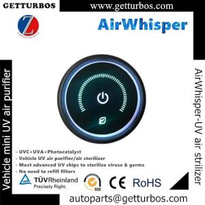 Wholesale car air purifier: AirWhisper Disinfect Viruses Germs Odor Pollen Tvoc in Car USB Mini UV Air Purifier Air Sterilizer