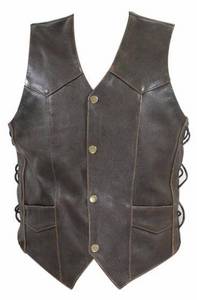Wholesale figured: Leather Vests