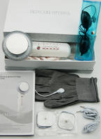 7in1 Ultrasonic Ultrasound Galvanic Liposuction LED Light Microcurrent EMS Glove