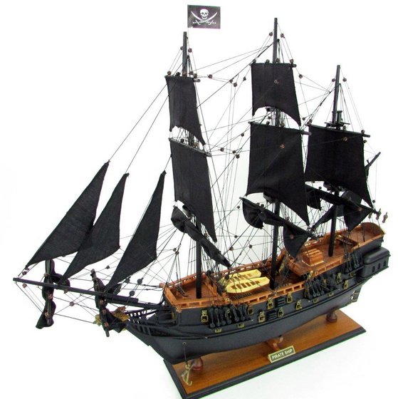 Hot Sale BACK PEARL PIRATE SHIP Wood Models(id:9977159). Buy Vietnam ...