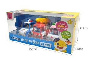 Wholesale baby: 3kind Set  Baby Shark Mini Car