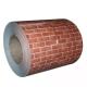 Brick Grain Prepainted Galvanized Steel Roll 600mm Color Coated Coil