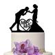 Customized Laser Cut Acrylic Crafts Rose Gold Oh Baby Cake Topper