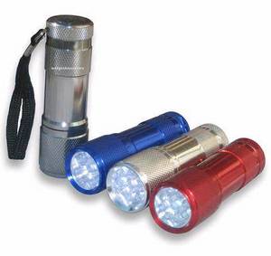 Wholesale 9 led flashlight: 9 LEDs ULTRA BRIGHT FLASHLIGHT