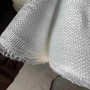 Wholesale woven labels clothing: White Plain Woven Fiberglass Cloth Roll UL94-V0 50m