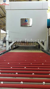 Wholesale clear float tempered glass: Crosswise Bending Glass Tempering Furnace with Soft Rollers