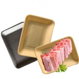 Wholesale food tray: Wholesale Biodegradable Meat Packaging Food Foam Tray