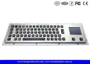 Wholesale Keypads & Keyboards: Waterproof Illuminated Metal Keyboard with Touchpad and 64 LED Backlit Keys