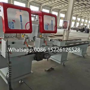 Wholesale aluminum window: ALuminum Profile Double Head Cutting Saw Window Door Making Machine