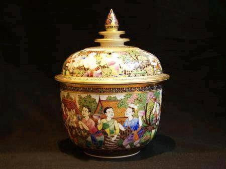 benjarong pottery