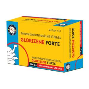 Wholesale veterinary drug: Glorizene Forte - Diminazene Diaceturate Granules with Vitamin B6 & B12