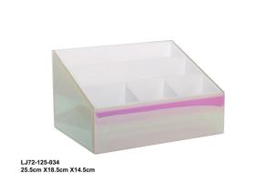 Wholesale dresser: Pink Heart Packaging Girl Jewelry Clear Glass Ring Box