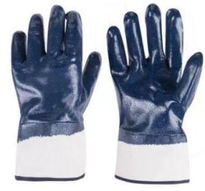 Wholesale Safety Gloves: Safety Cuff Jersey Lining Nitrile Fully Coated Glove