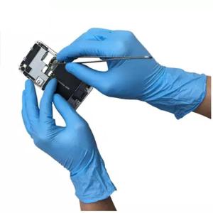 Wholesale cleaning gloves: Wholesale Cheap Vinyl Black Nitrile Disposable Protection Powder Free PVC Nitrile Gloves