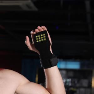 Wholesale trainning gloves: Fitness Weightlifting Grip Gloves Men Women Palm Protection Grip Strength Belt