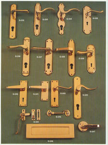 Wholesale doors: DOOR HANDLES (Brass, Alm. & Iron Builders Hardware)