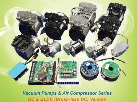 Oil-less Air Compressor & Vacuum Pump(dc Version) - G&m Tech Inc.