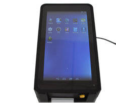 Wholesale vertical mouse: WiFi/Bluetooth/3G(GPRS) Mini Android POS Intelligent Pad Thermal Printer with 7 Touch Scree