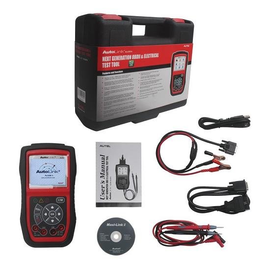 Original Autel AL539b with Complete 10 OBD Test Models and Battery Test, Circuit Test, Starting & Ch