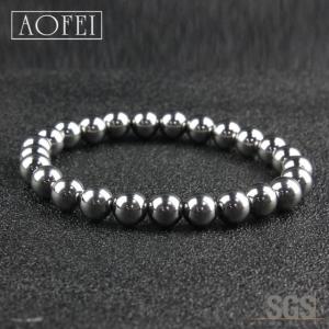 Wholesale handmade necklace: SGS 99.999% Germanium Silver Beaded Bracelet