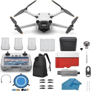 Wholesale R/C Toys: DJI Mini 3 Pro Quadcopter Drone and Remote Control with Built-in Screen (DJI RC) - Grey