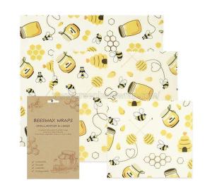 Wholesale onion pieces: Beeswax Food Wrap Assorted 3 Pack
