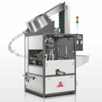 Automatic 2 Color Bottle Cap Vodka Cap Plastic Metal Maskara Lipstick Hot Foil Stamping Machine