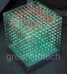 Wholesale table light: 3D LED Cube Table Light