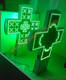 LED Pharmacy Cross Sign Display