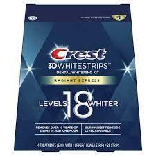 Wholesale Chemicals for Daily Use: CREST 3D Whitestrips RADIANT EXPRESS White Tooth Whitening Strips