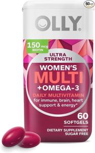 Wholesale food: OLLY Ultra Women's Multi Softgels, Overall Health and Immune Support