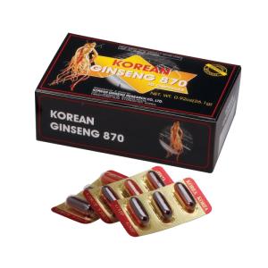 Wholesale ginseng soft capsule: Korean Ginseng 870_Korean Ginseng Capsule