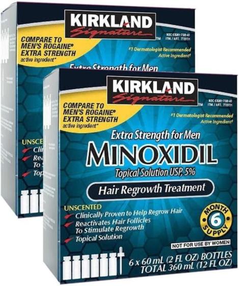 Kirkland Signature Hair Regrowth 5% Minoxidilsing Foam for Men 6 Months ...