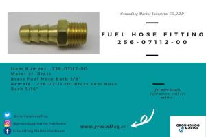 Wholesale rail fitting: Fuel Hose Fitting 256-07112-00