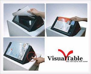 Real Time Digital Book Scanner - Visual Table