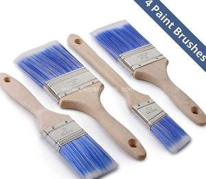 Wholesale ceiling texture tool: Synthetic Fiber Brush with Wood Handle